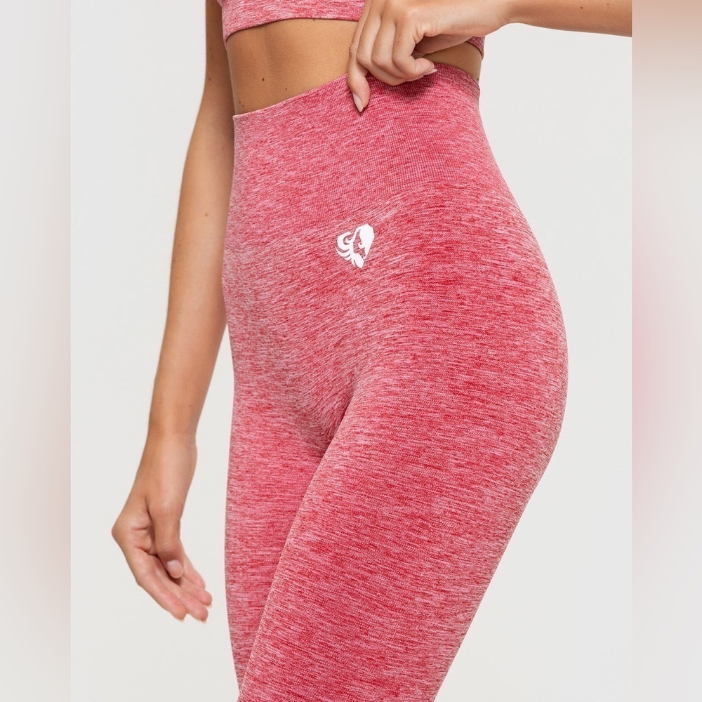 NWT Women's Best Move Seamless Leggings in Red Marl Heathered Size Medium - Picture 5 of 14